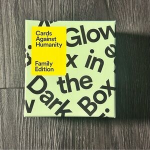 Cards Against Humanity Family Edition Glow in the Dark Box Card Game Preowned